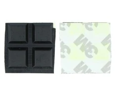 Oem Lipnios kvadratinės kojelės, žemos 12x12mm - 4 vnt