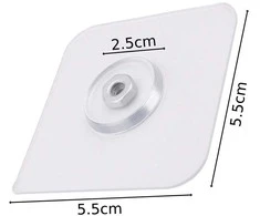 Oem Lipnus varžtas 4 mm - 2 vnt, - folija 60x60 mm - sieninis laikiklis