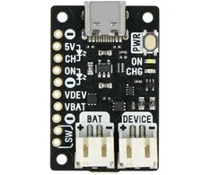 LiPo Amigo PRO - Li-Pol ir Li-Ion akumuliatorių įkrovimo modulis per USB C - Pimoroni PIM612
