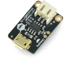 Lipo įkroviklis, Li-Pol baterijų įkrovimo modulis per microUSB, DFRobot DFR0667