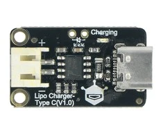 Lipo įkroviklis, Li-Pol baterijų įkrovimo modulis per USB C, DFRobot DFR0668