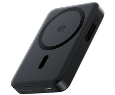 LiPo išorinis akumuliatorisu (PowerBank) 10000mAh 45W su bevieliu Qi2.2 krovikliu (25W), Suderinamas su Magsafe juodas EnerFill FM21 BASEUS