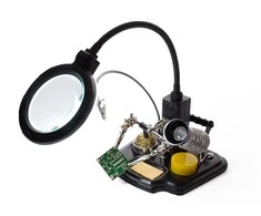 Blow Oem Litavimo Laikiklis su LED Lempa ir Lupa ZD-10Y