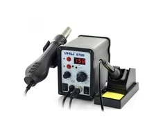Litavimo stotelė 2in1 Yihua 878D su karštu oru Hotair 700W