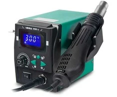 Litavimo stotelė Hotair Yihua 959D-II su ventiliatoriumi užpakalyje - 700W
