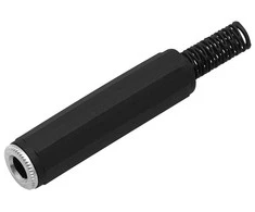 Oem Lizdas AUX 6.3 ST kabeliui HQ - 20vnt