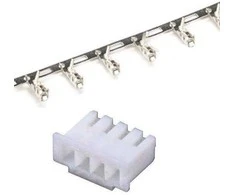 Oem Lizdas (korpusas) 4PIN - XH 3S - 10 vnt - Kištukas Akumuliatoriaus balanso jungtis 4 Kaiščiai