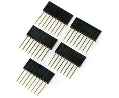 Oem Karpomas lizdas pailgintas 1x8 kaiščių 2.54mm skirtas Arduino