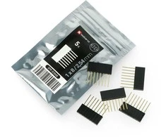 Oem Karpomas lizdas pailgintas 1x8 kaiščių 2.54mm skirtas Arduino