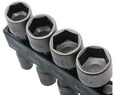 Oem Lizdiniai veržliarakčiai 9 vnt 5-13mm - universalūs lizdai atsukimui