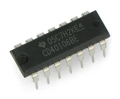 Oem Loginė sistema CD40106BE - 6x inverteris su Schmitt trigeriu - 5 vnt