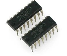 Oem Loginė sistema CD4026 - skaitmeninis skaitiklis 7 segmentų dekoderis THT - 2 vnt