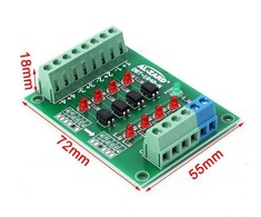 Oem Loginis įtampos keitiklis iš 24V į 5V PLC 4Bit