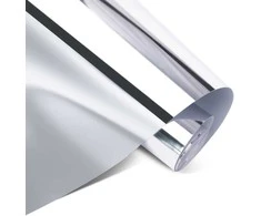 Lipni metalizuota veidrodinė plėvelė LOKLiK PRM-14590, sidabro atspalvio, 30,5 x 180 cm