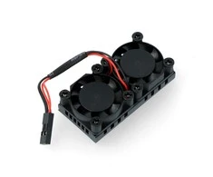 Lonten Technology Du ventiliatoriai 5V su 50x25mm radiatoriumi