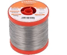 Lydmetalis Sn63/Pb37 0.5mm 500g su fliusu Stannol (tik profesionaliam naudojimui)