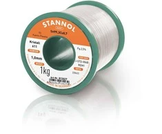 Lydmetalis Sn99.3Cu0.7 1.00mm 1000g su fliusu Stannol