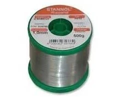 Lydmetalis Sn99Cu1 1.0mm 500g su fliusu Stannol