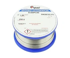 Lydmetalis su fliusu CYNEL LC60-SW26 1.50mm 250g