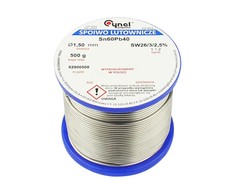 Lydmetalis su fliusu CYNEL LC60-SW26 1.50mm 500g