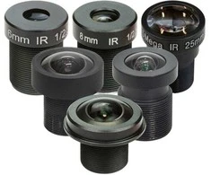 M12 1.56-25mm objektyvų rinkinys, skirtas Raspberry kamerai + CS ir C-CS adapteriui, x6, ArduCam LK003