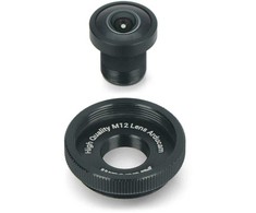 M23272M14 plačiakampis objektyvas M12 2.72mm su adapteriu, skirtas Raspberry Pi HQ kamerai, ArduCam LN056
