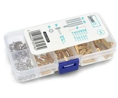 Grąžtas M3 varžtų ir tarpiklių komplektas - A rinkinys - 120 vnt, - justPi