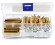 Grąžtas M3 varžtų ir tarpiklių rinkinys - Komplektas D - 100 vnt, - justPi