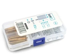 Grąžtas M3 varžtų ir tarpiklių rinkinys - Komplektas D - 100 vnt, - justPi