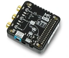 M5 RCA 13.2 - PCM5102 - kompozicinis garso ir vaizdo modulis - skirtas M5Stack kūrimo moduliams