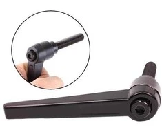 Oem M8 suspaudimo svirtis su 25 mm varžtu - reguliuojama rankena
