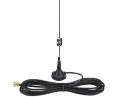 Oem Magnetinė antena 433MHz 10dBi - 310mm - RP SMA kištukas - kabelis 1.5m