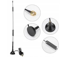 Oem Magnetinė antena 433MHz 10dBi - 310mm - SMA kištukas - laidas 1.5m