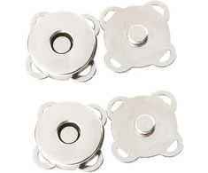 Oem Magnetinis užsegimas siuvimui - 18mm - sidabrinė sagtis