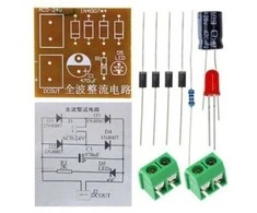 Oem Maitinimo modulis su filtru 1A - 3-20VAC - RINKINYS - AC į DC Graetz tiltas