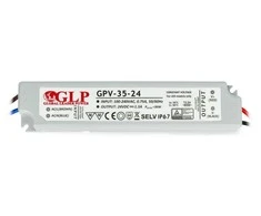 36W LED Maitinimo šaltinis GLP 24V IP67