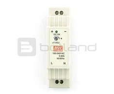 Maitinimo šaltinis Mean Well DR-15-12 montuojamas ant DIN bėgio 12V 1.25A 15W