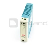 Maitinimo šaltinis Mean Well MDR-20-24 tvirtinamas ant DIN bėgio 24V 1A 24W