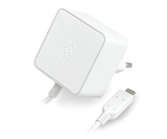 Maitinimo šaltinis Raspberry Pi 3B+/3A+/3B/2B/Zero/Zero 2 - microUSB 5.1V / 2.5A - baltas