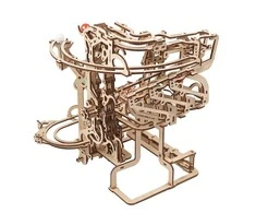 Marble Run Ball Track - mechaninis surinkimo modelis - fanera - 400 vienetų - Ugearsmodels