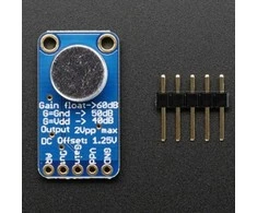 MAX9814 mikrofono modulis su stiprintuvu - Adafruit