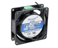 Maxair fan 8025S2HL 80x80x25mm 230V sleeve