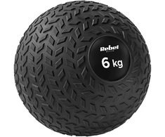 Mažas medicininis kamuolys reabilitacijos pratimams Slam Ball 23cm 6kg, REBEL ACTIVE