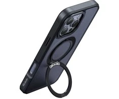 McDodo PC-4932 MagSafe dėklas iPhone 16 Pro su stovu (juodas)