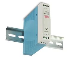 Mean Well MDR-10-12 maitinimo šaltinis, montuojamas ant DIN bėgelio - 12V / 0.84A / 10W