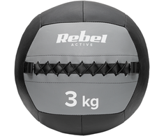 Medicininis kamuolys pratimams 3kg, REBEL ACTIVE