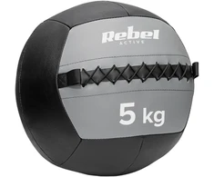 Medicininis kamuolys pratimams 5kg, REBEL ACTIVE