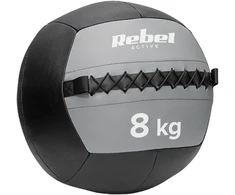 Medicininis kamuolys pratimams 8kg, REBEL ACTIVE