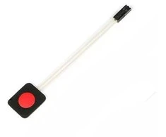 Oem Membraninė klaviatūra – 1 raudonas klavišas – lipnus Arduino