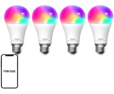Išmanioji LED lemputė WiFi Meross MSL120 (HomeKit) (keturių vnt. pakuotė)